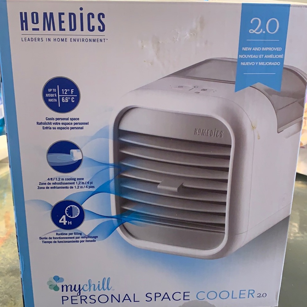 Homedics Portable Personal air cooler 2.0